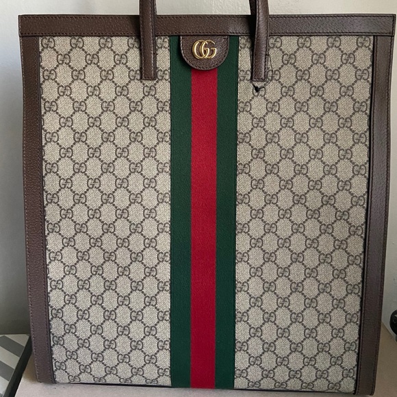 ‼️SOLD‼️ Ophidia GG Supreme Canvas Tote - Picture 2 of 7